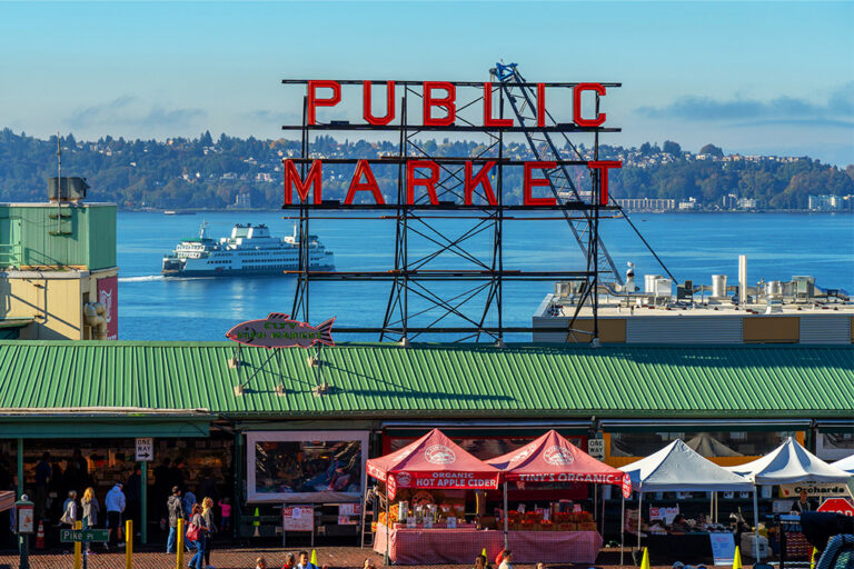 Pike Place Public Market sign