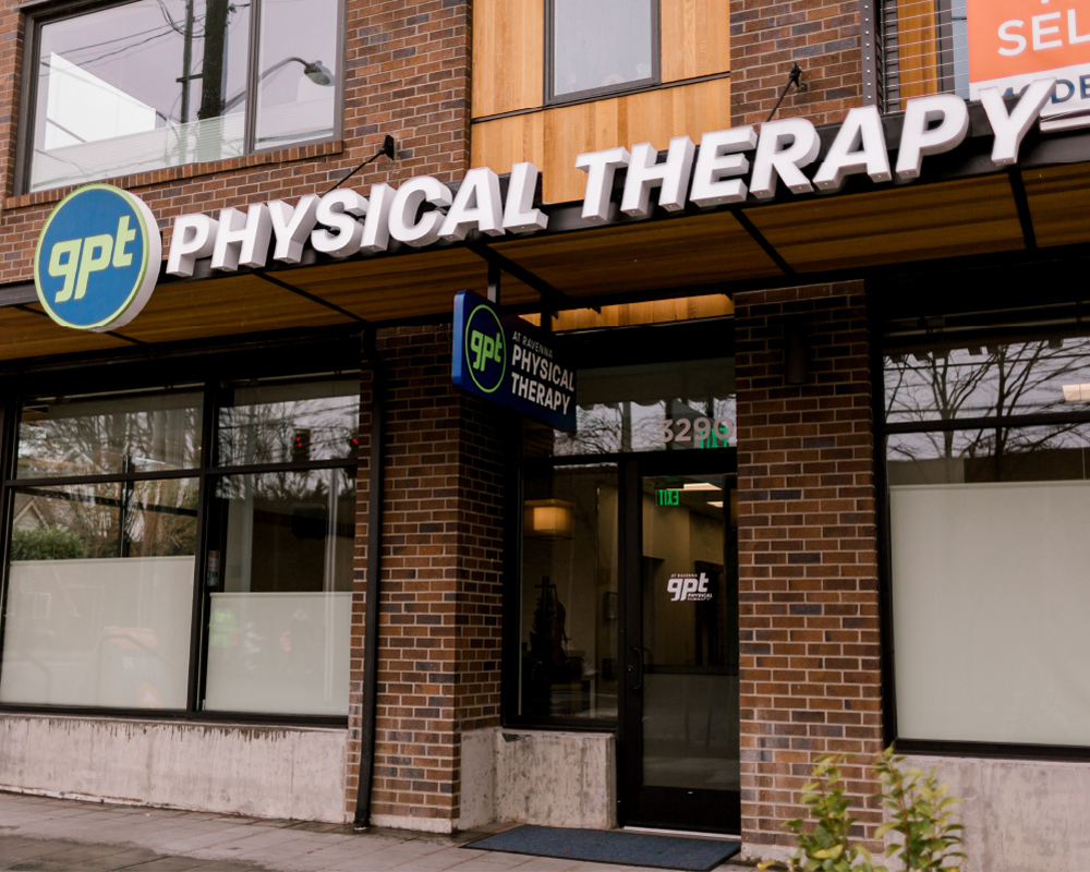 Greenwood Physical Therapy storefront signage