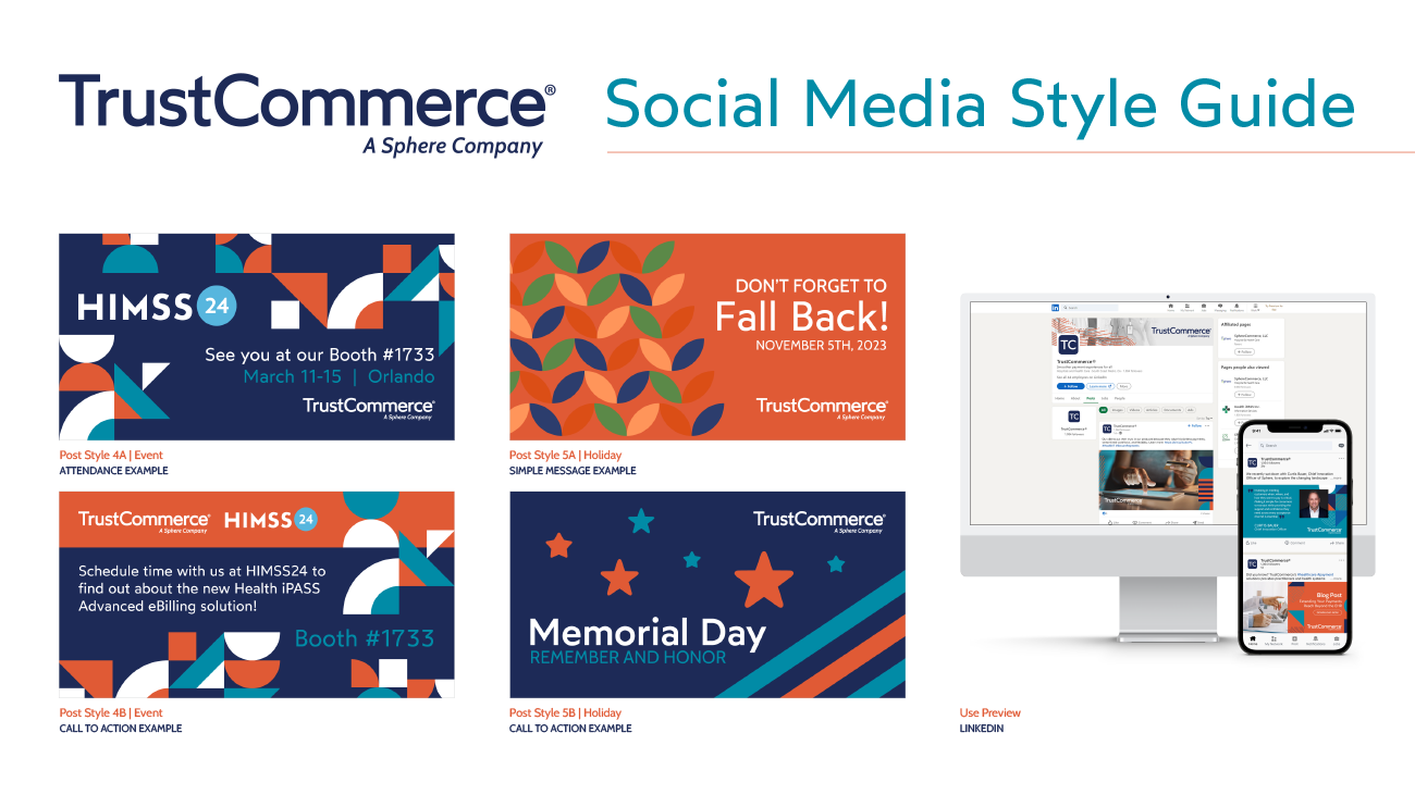 TrustCommerce Social Media Style Guide example
